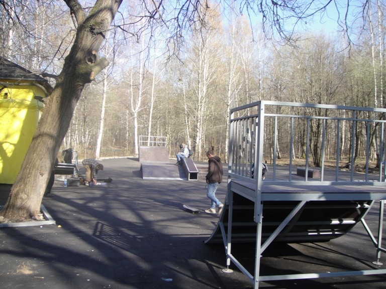 Установлен скейт-парк в г.Ступино, Московская область