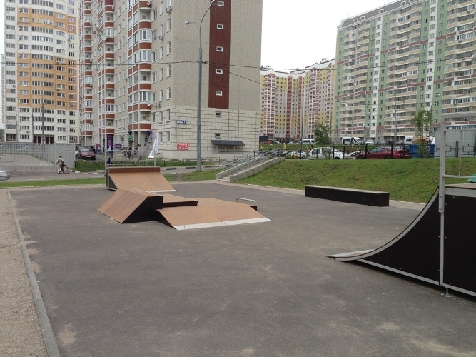 Скейтпарк в ЖК “Солнцево-парк”, г. Москва