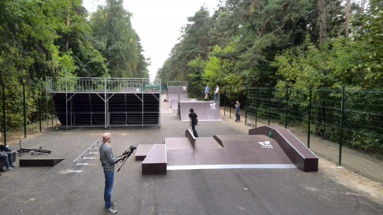 Скейт-парк в г.Жуковский, Московская область.