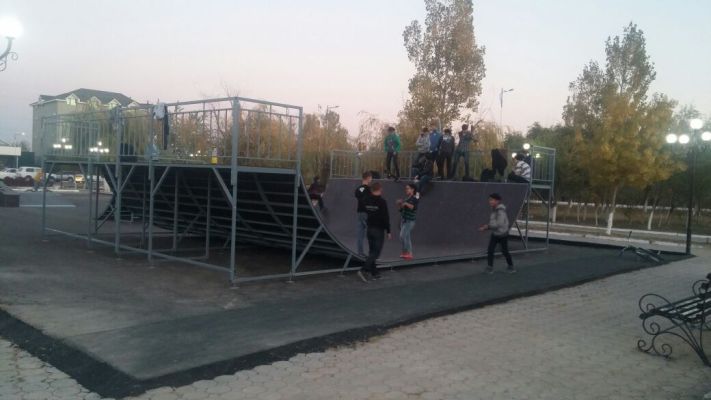 Поставка оборудования для скейт-парка, паркура и воркаута в г. Кызылорда