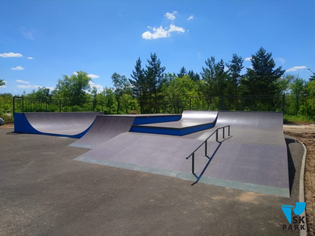 Установка скейт площадки в Караганде, РК / Skate park in Karaganda by SK PARK